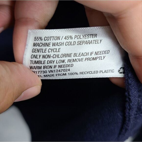 Goodiellow & Co Navy Blue Long‎ Sleeve Button Down Shirt Size Small - Picture 6 of 6